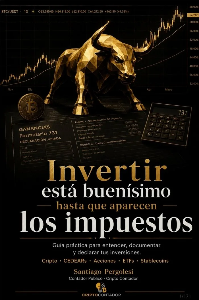 Portada del libro: Invertir está buenísimo… hasta que aparecen los impuestos